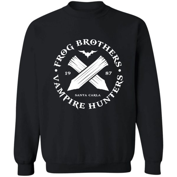 the lost boys - frog brothers bros vampire hunters sweatshirt