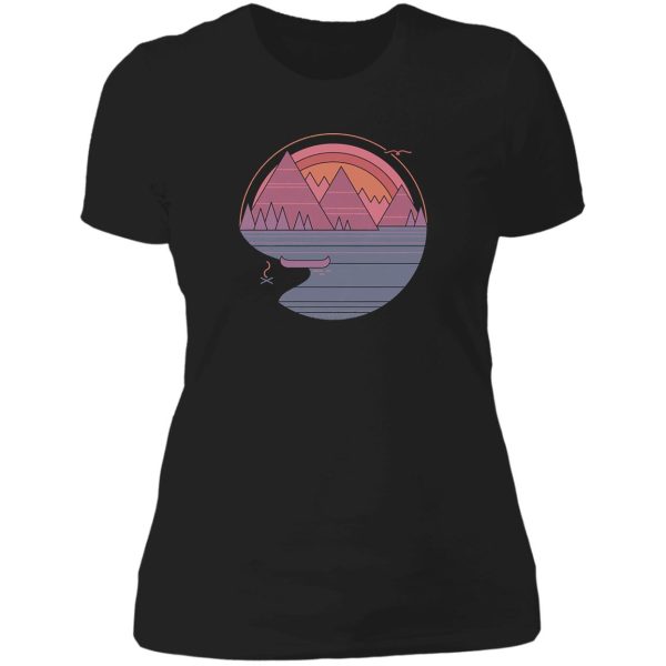 the mountains are calling lady t-shirt