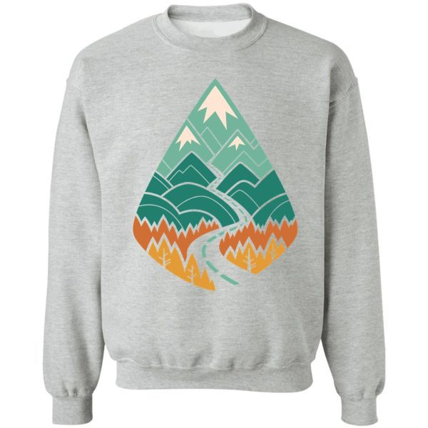 the road goes ever on summer sweatshirt