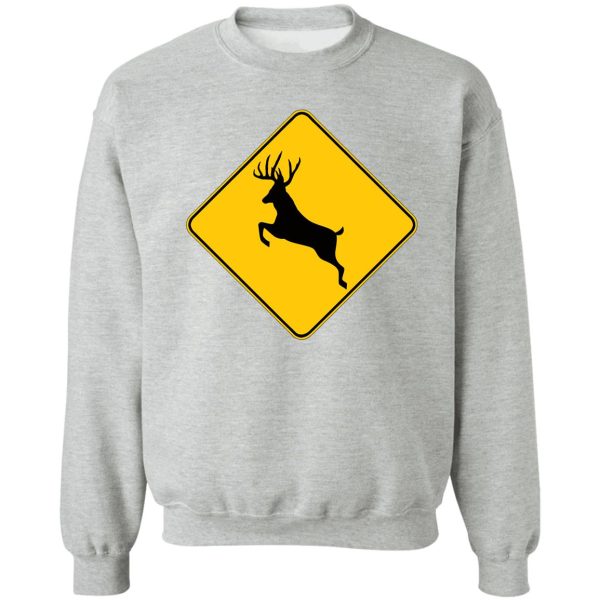 trophy buck crossing sweatshirt