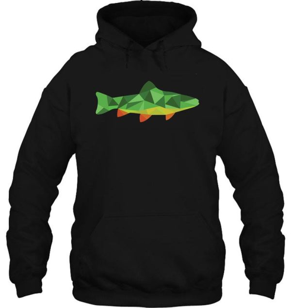 trout fish hoodie