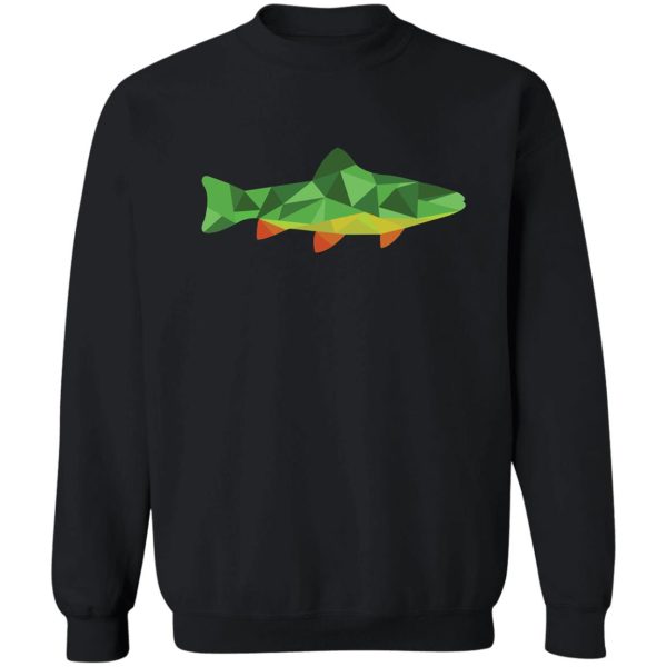 trout fish sweatshirt