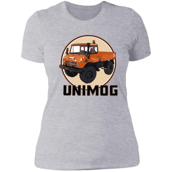 unimog orange lady t-shirt
