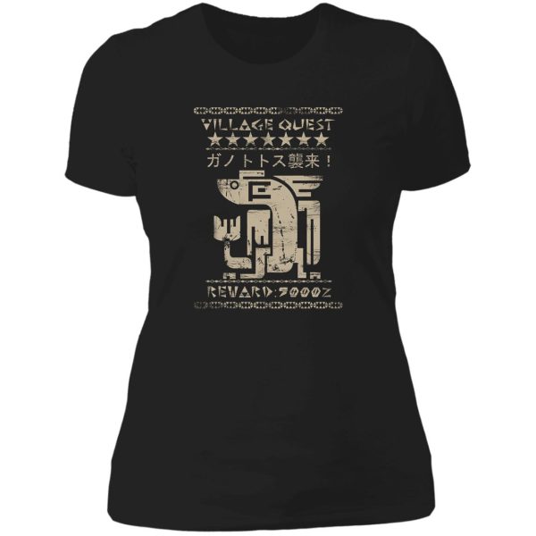 village quest - plesioth lady t-shirt