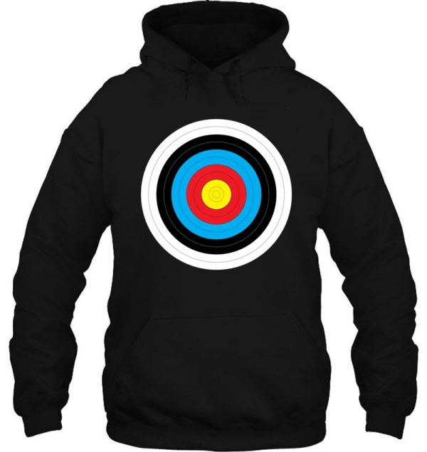 walking archery target hoodie