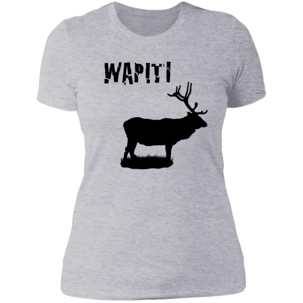 wapiti - elk lady t-shirt