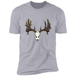 whitetail deer skull shirt