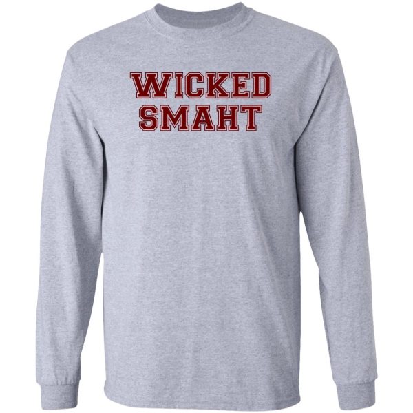 wicked smart (smaht) college boston long sleeve
