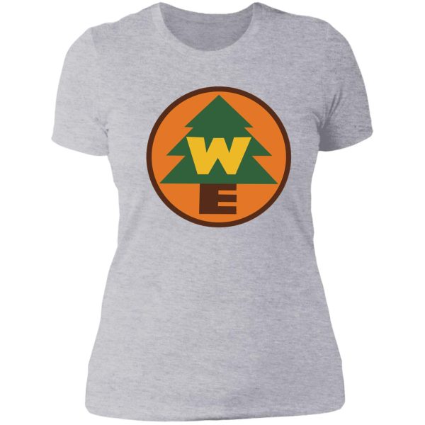 wilderness explorer logo lady t-shirt