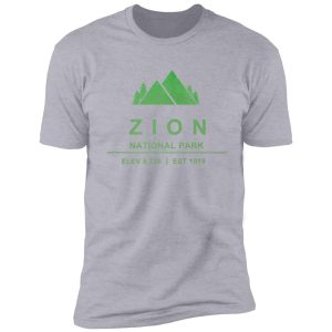 zion national park, utah shirt