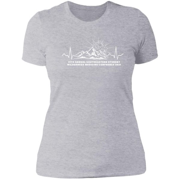 14th annual southeastern student wilderness medicine conference design in white lady t-shirt