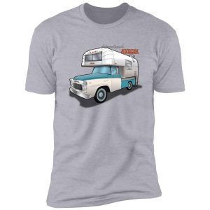 1960 avion camper and international truck shirt