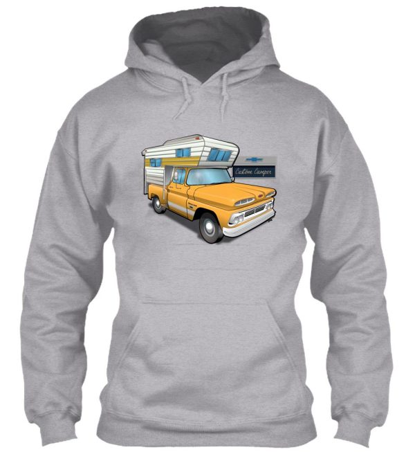 1960 chevy custom camper truck orange hoodie