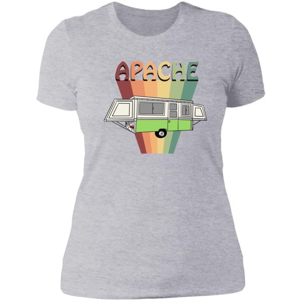 1974 apache roamer green lady t-shirt