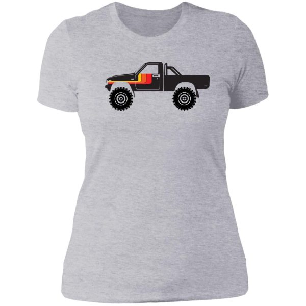 1st gen offroad 4x4 pickup lady t-shirt