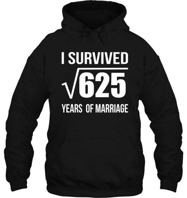 25th marriage anniversary t-shirt wedding gift 25 years wedding anniversary t-shirts hoodie