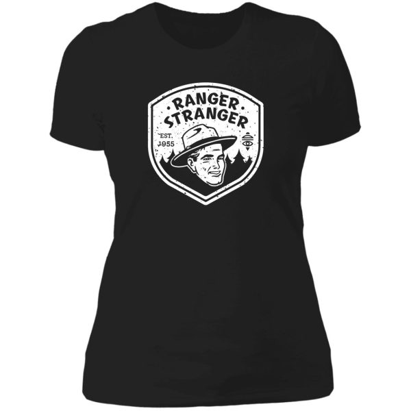 ranger stranger – white crest lady t-shirt