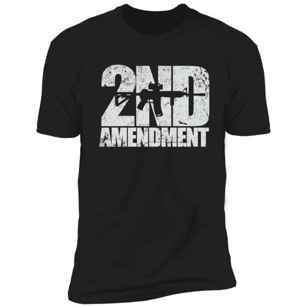2nd amendment with rifle shirt