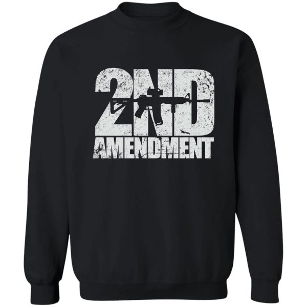 2nd amendment with rifle sweatshirt