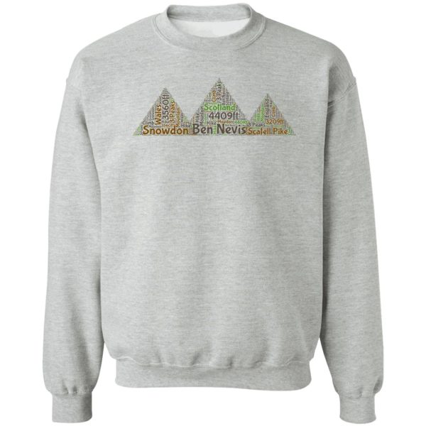 3 peaks challenge sweatshirt
