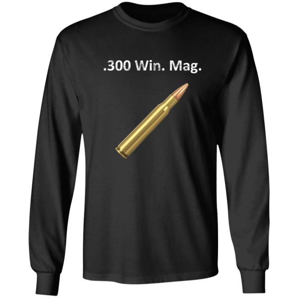 300 win. mag. caliber hunting design long sleeve