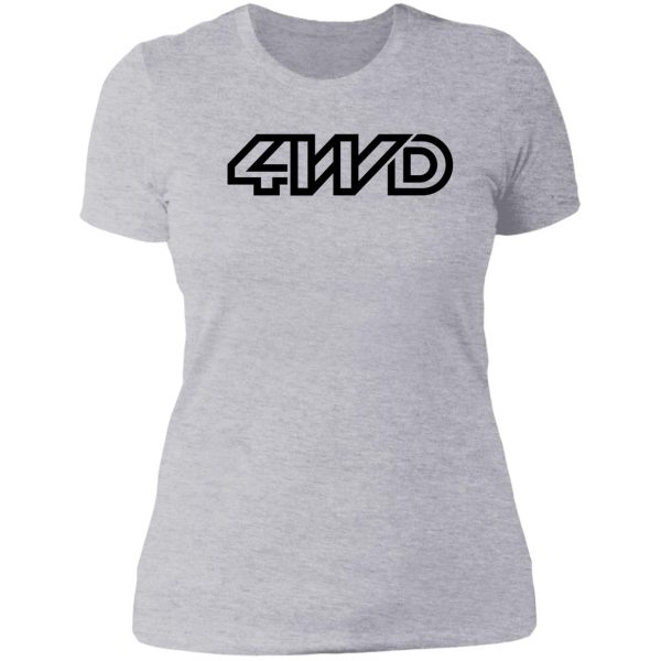 4wd-syncro vanagon cool logo saying lady t-shirt