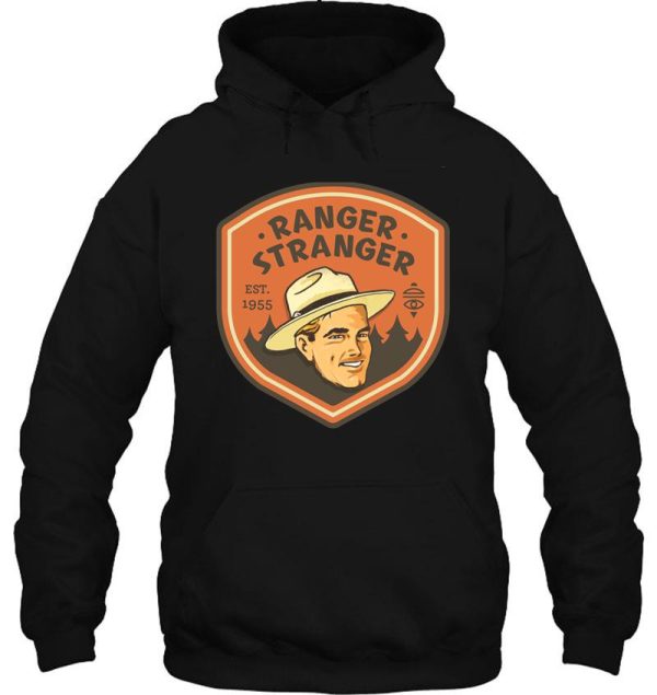 ranger stranger – orange crest hoodie