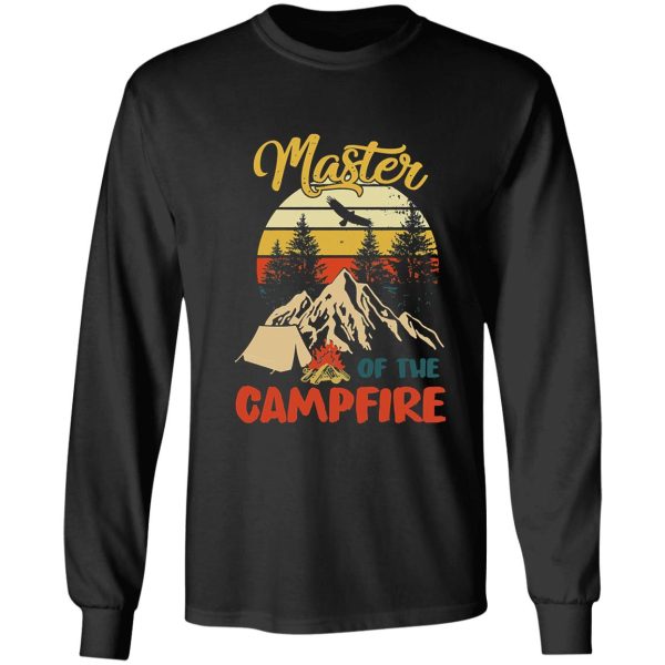 master of the campfire ​- camping outdoor funny long sleeve