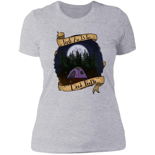 don’t hike man lady t-shirt