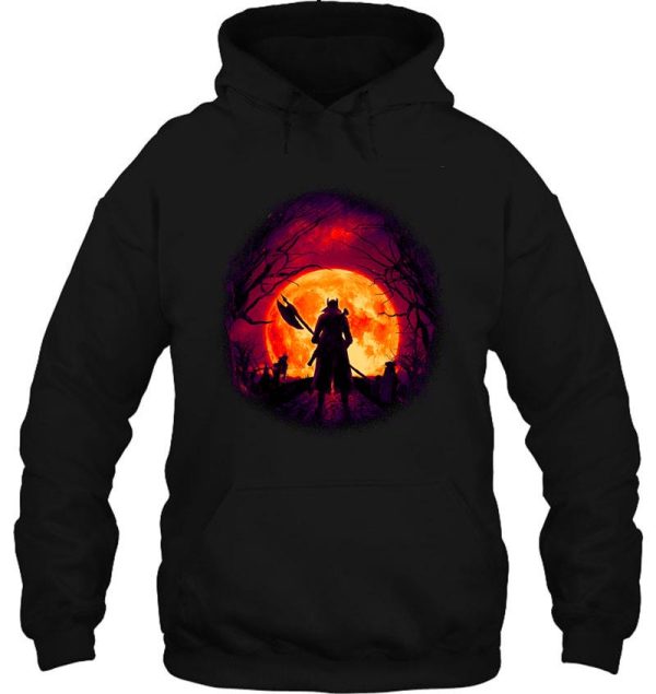 a blood moon's night (bloodborne) hoodie