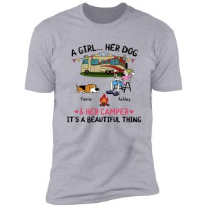 a girl her dog shirt