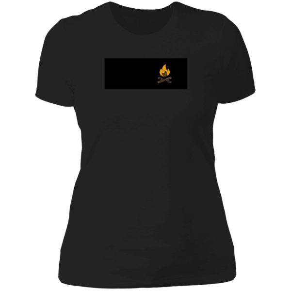a minimalist logo lady t-shirt
