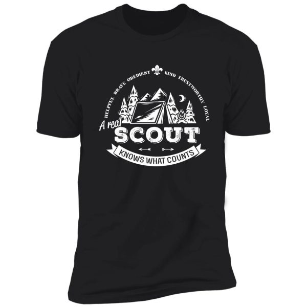 a real scout knows what counts shirt
