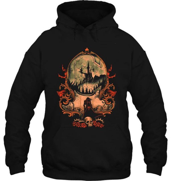a scary castle hoodie