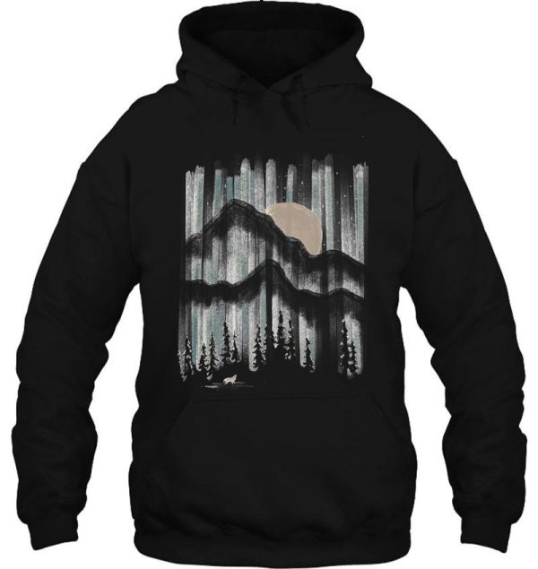a wolf in the night... hoodie