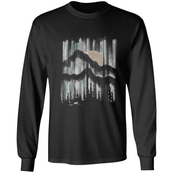 a wolf in the night... long sleeve