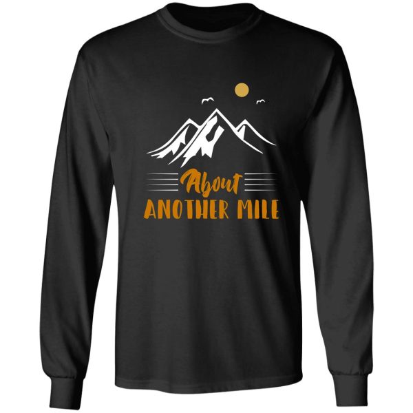 about another mile hiking t shirt long sleeve