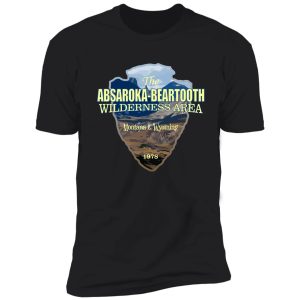 absaroka-beartooth wilderness (arrowhead) shirt