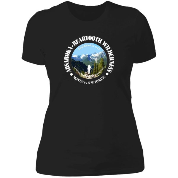 absaroka-beartooth wilderness (wa) lady t-shirt