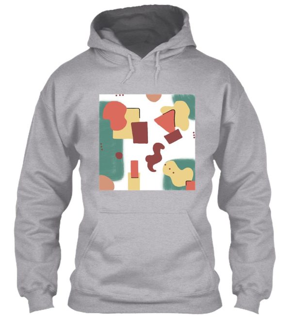 abstract with mini dot hoodie