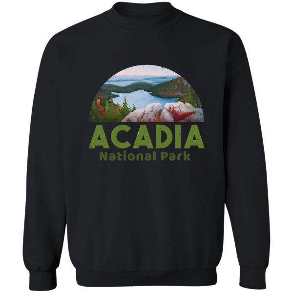 acadia national park t shirt camp hike canoe sweatshirt