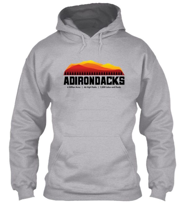 adirondack mountains - new york hoodie