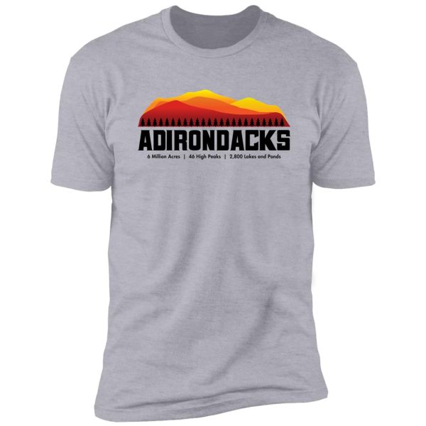 adirondack mountains - new york shirt