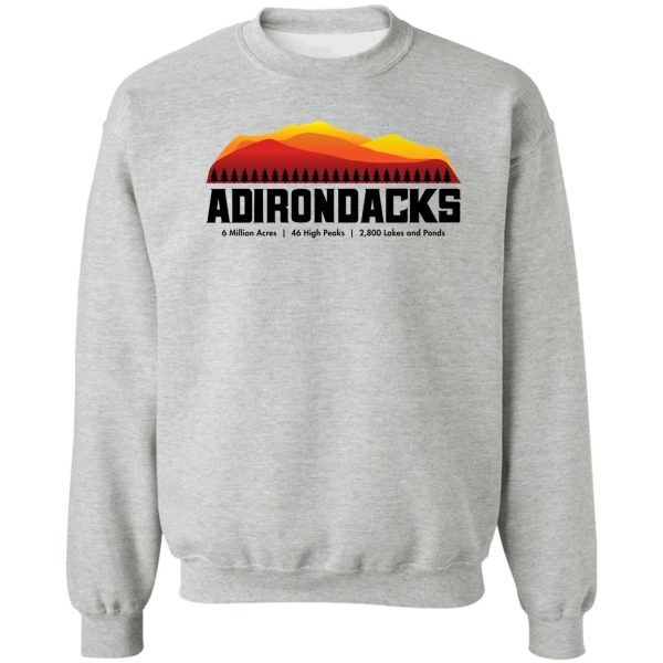 adirondack mountains - new york sweatshirt