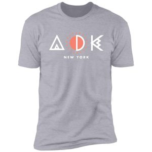 adirondacks new york geometric design shirt