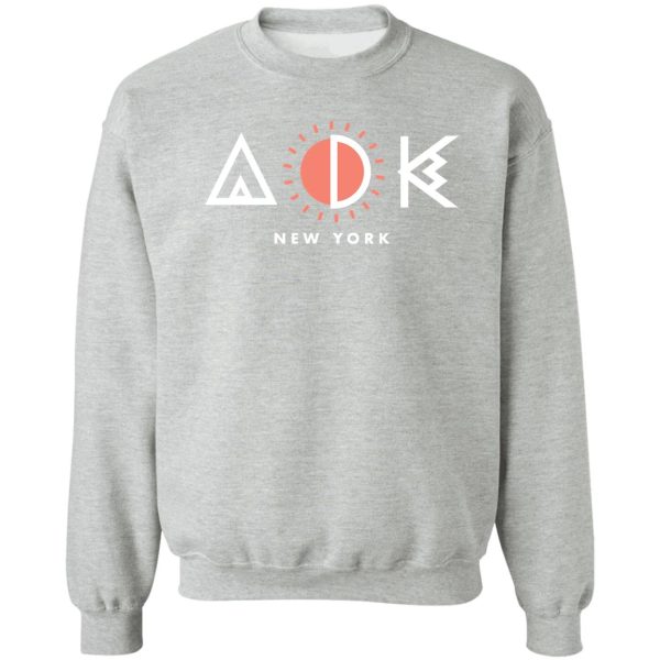 adirondacks new york geometric design sweatshirt