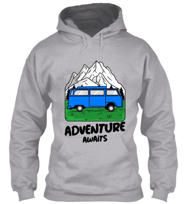 adventure awaits - van life hoodie