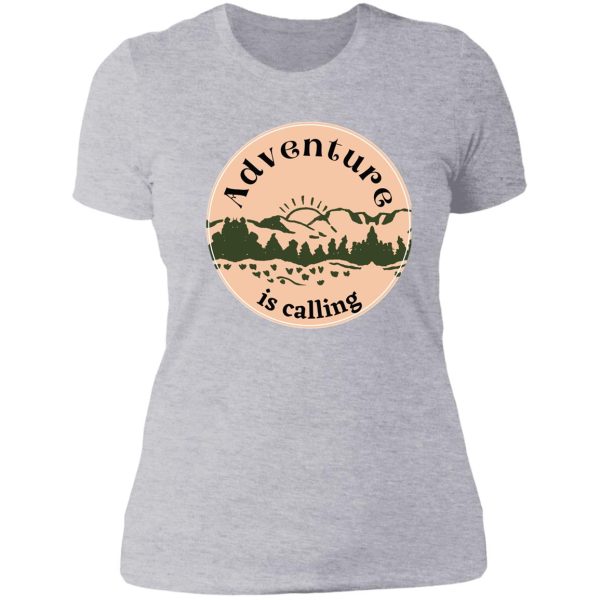 adventure is calling lady t-shirt