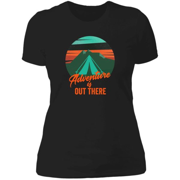 adventure is out there-summer. lady t-shirt