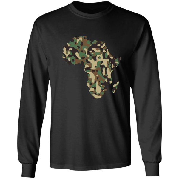 africa woodland camo mapfunny military camouflage long sleeve